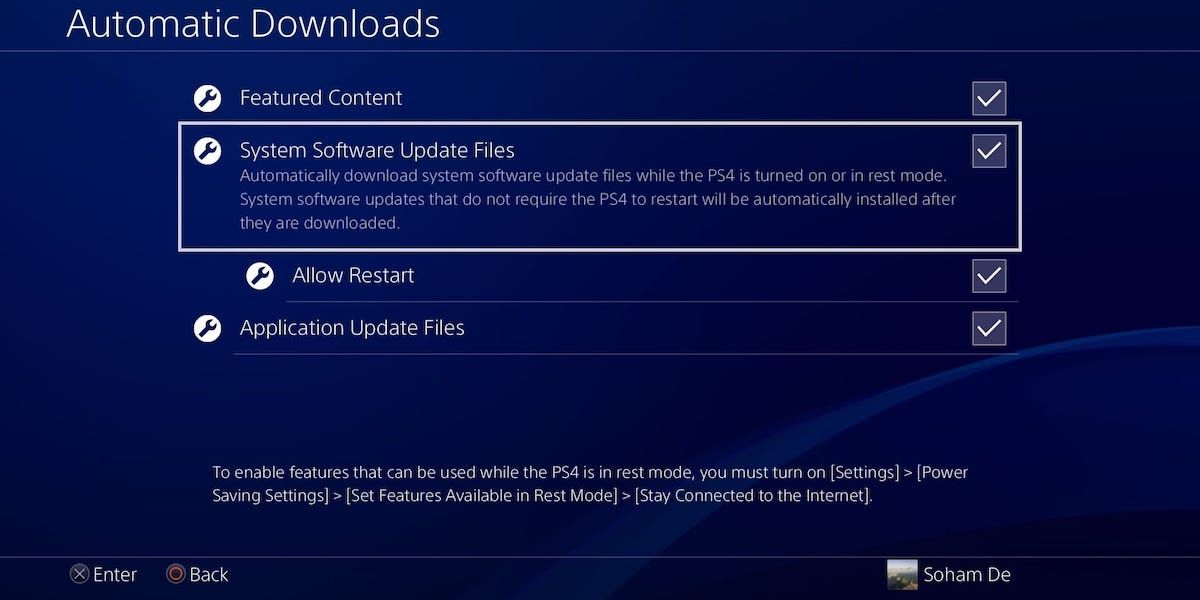 Ensuring Your PlayStation 4 Downloads Updates Automatically While in Rest Mode