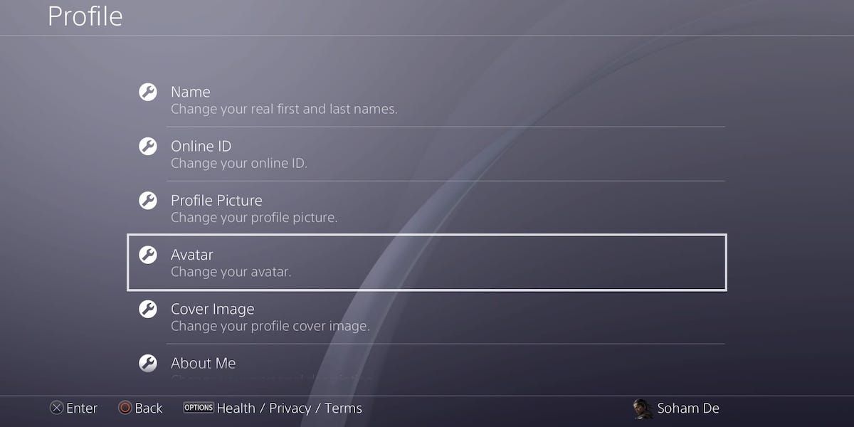 ps4 profile settings - Come cambiare l’avatar del tuo profilo PS4