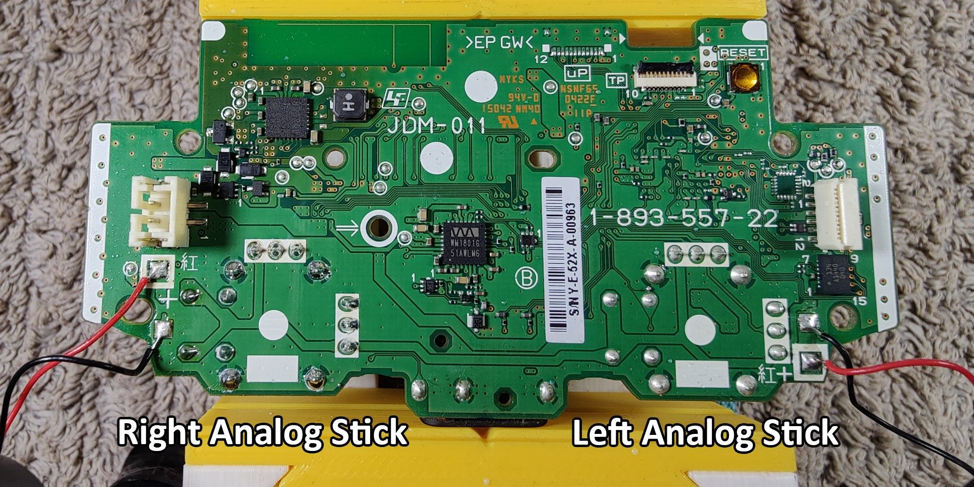 PS4 controller drift repair analog stick position.