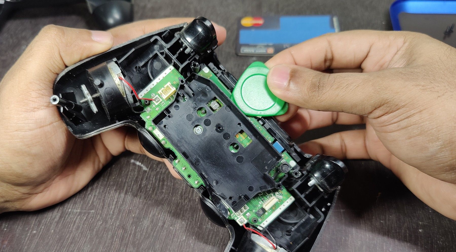 PS4 controller drift repair battery removal.