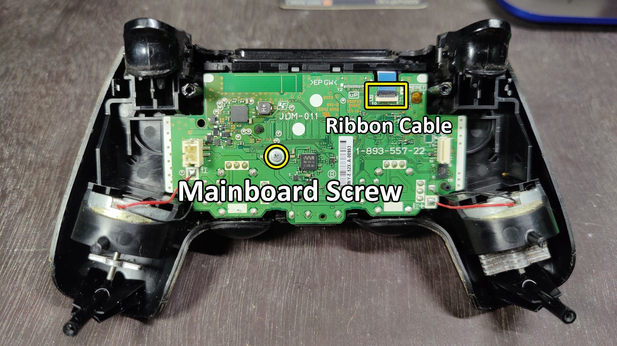 PS4 controller drift repair mainboard and cable.