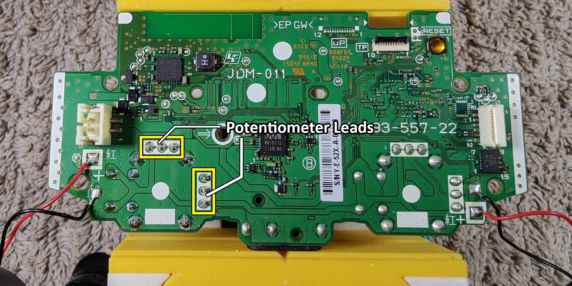 PS4 controller drift repair potentiometer removal.