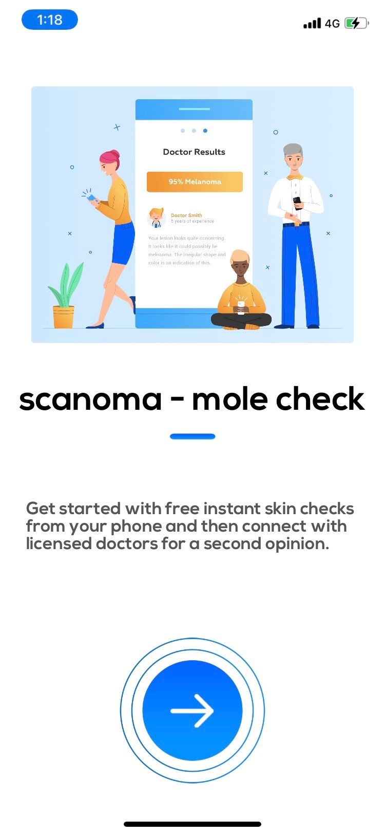 scanoma startup page