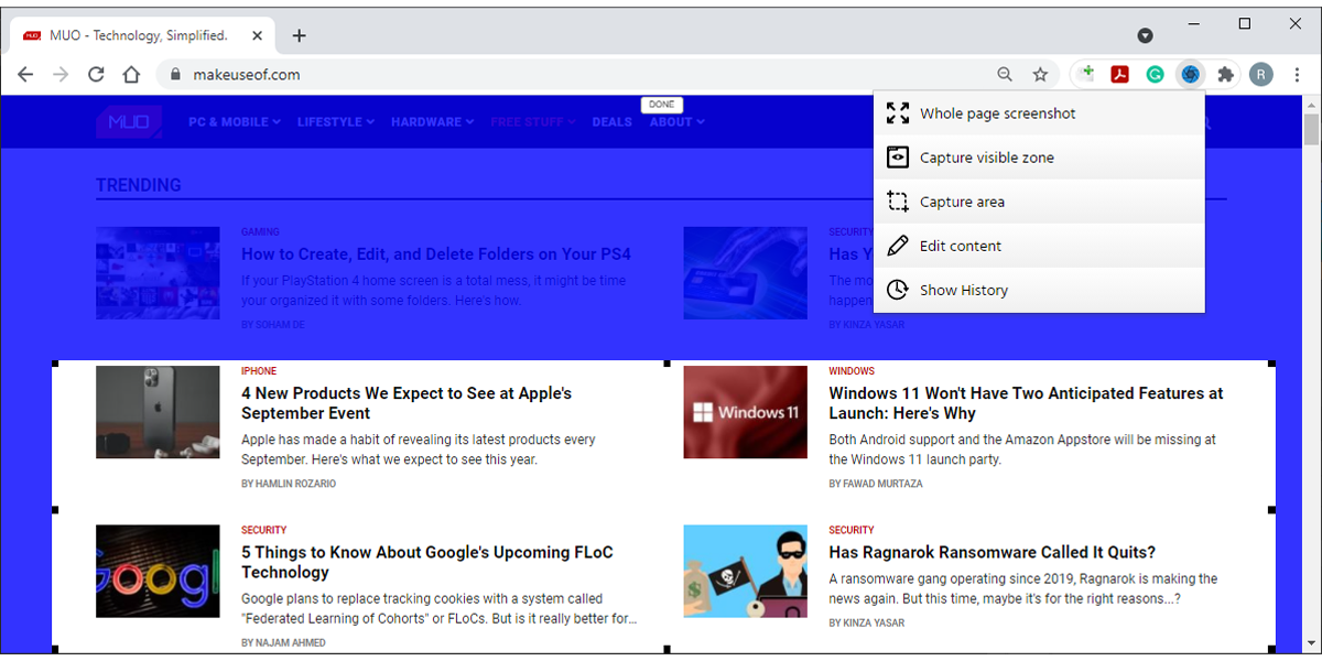 How To Take A Full Page Screenshot In Chrome And Firefox