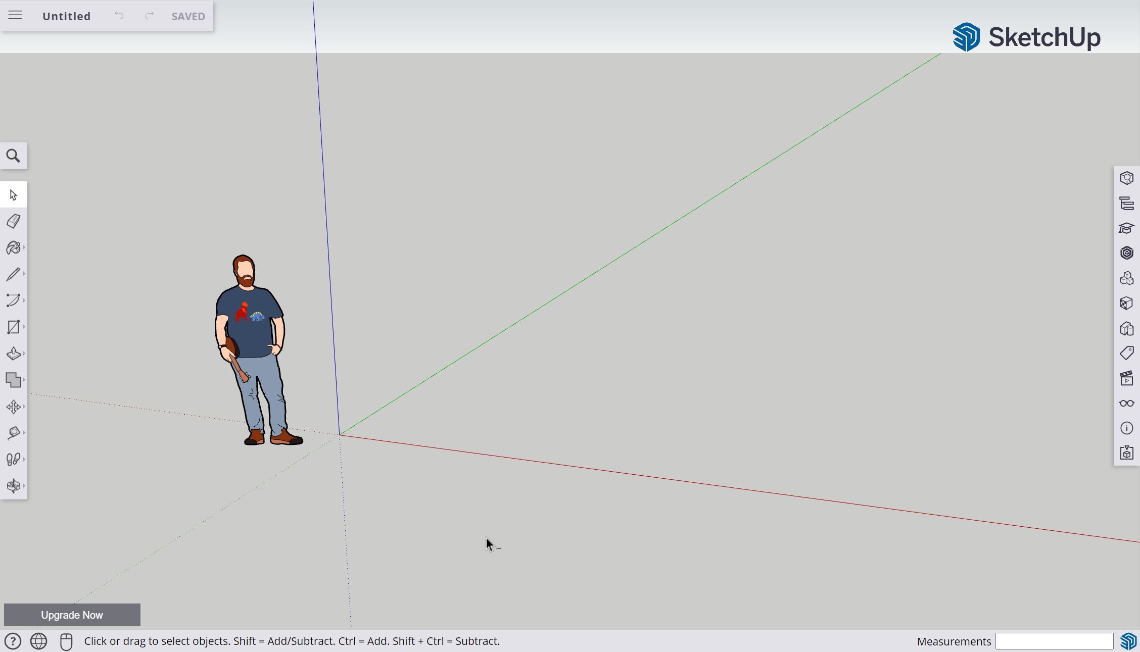 SketchUp Free online interface.