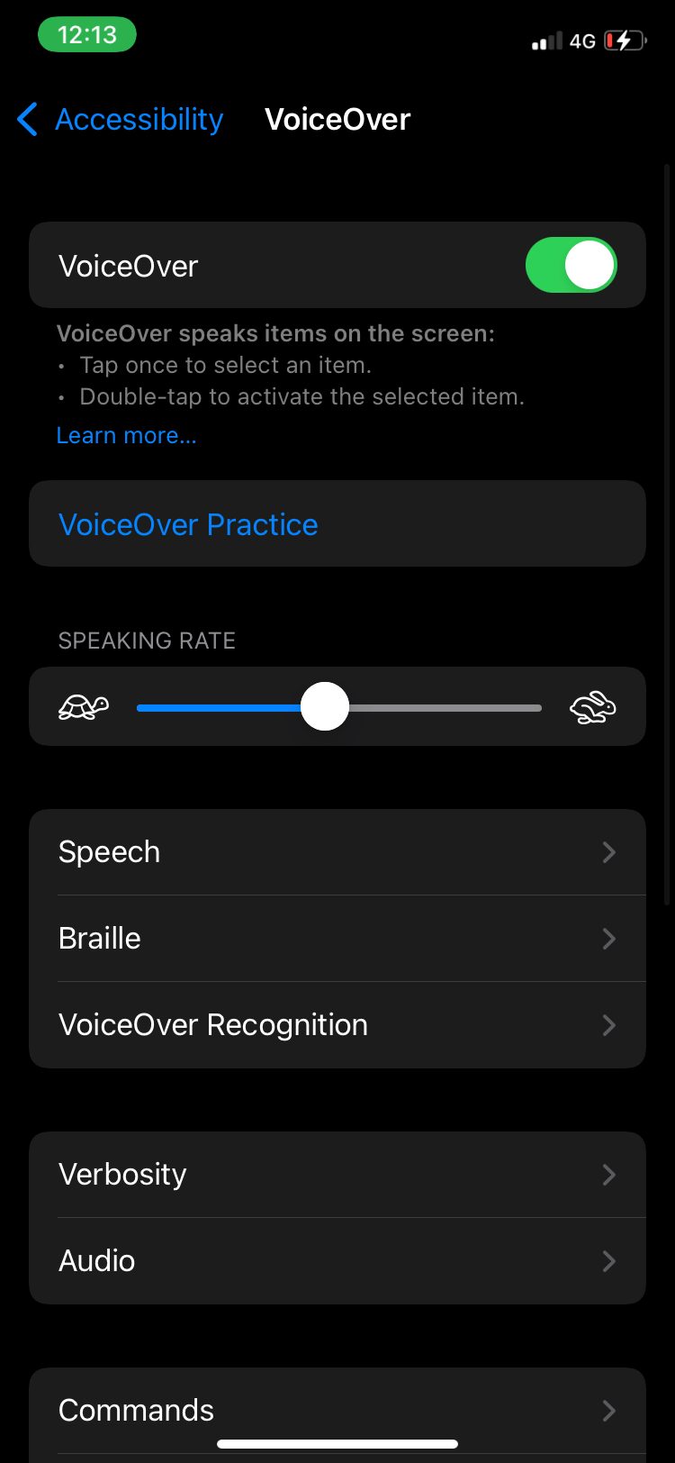 speaking rate and voiceover practice