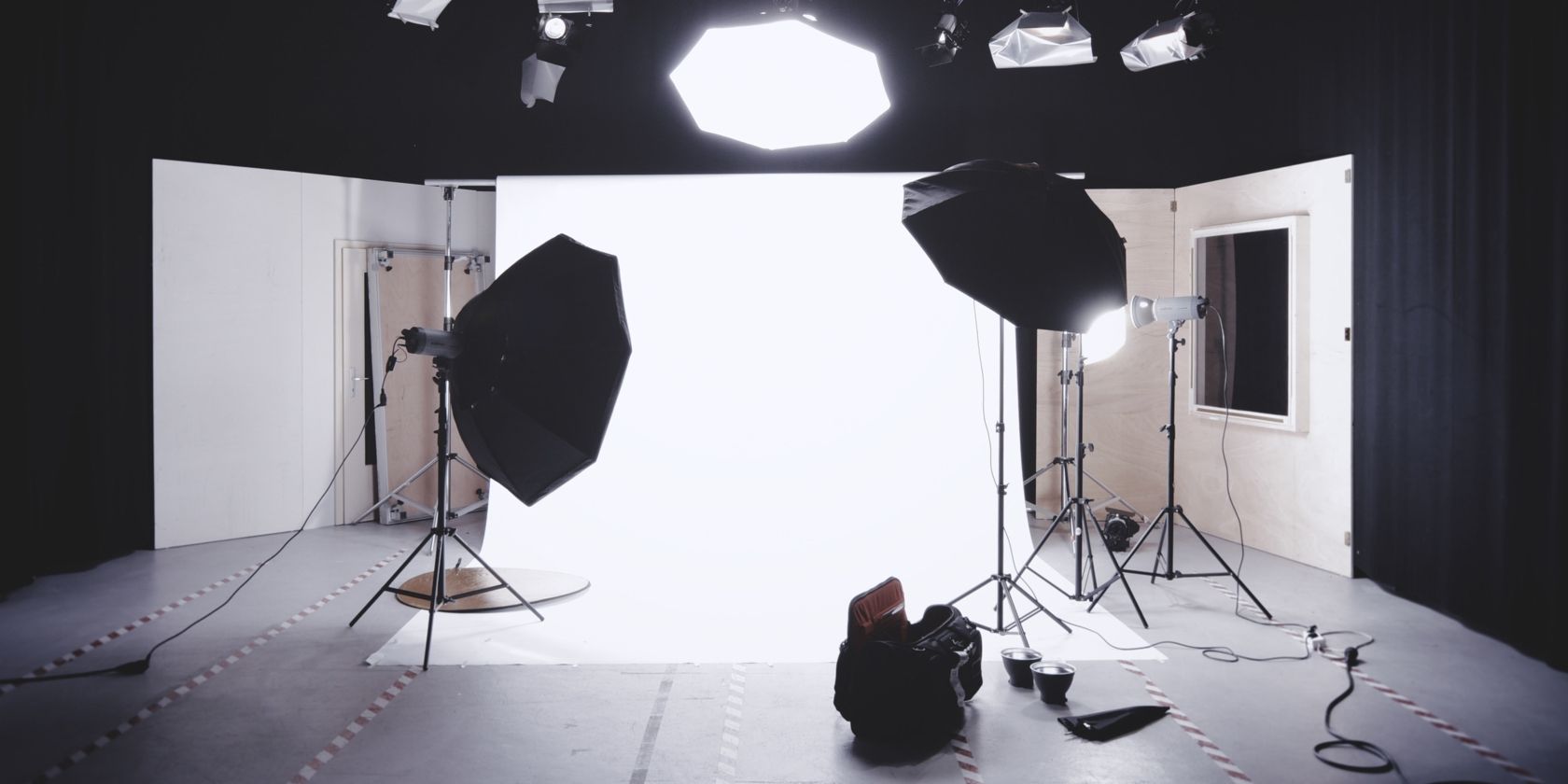 Basic studio lighting usually involves the use of one or more strobe lights.
