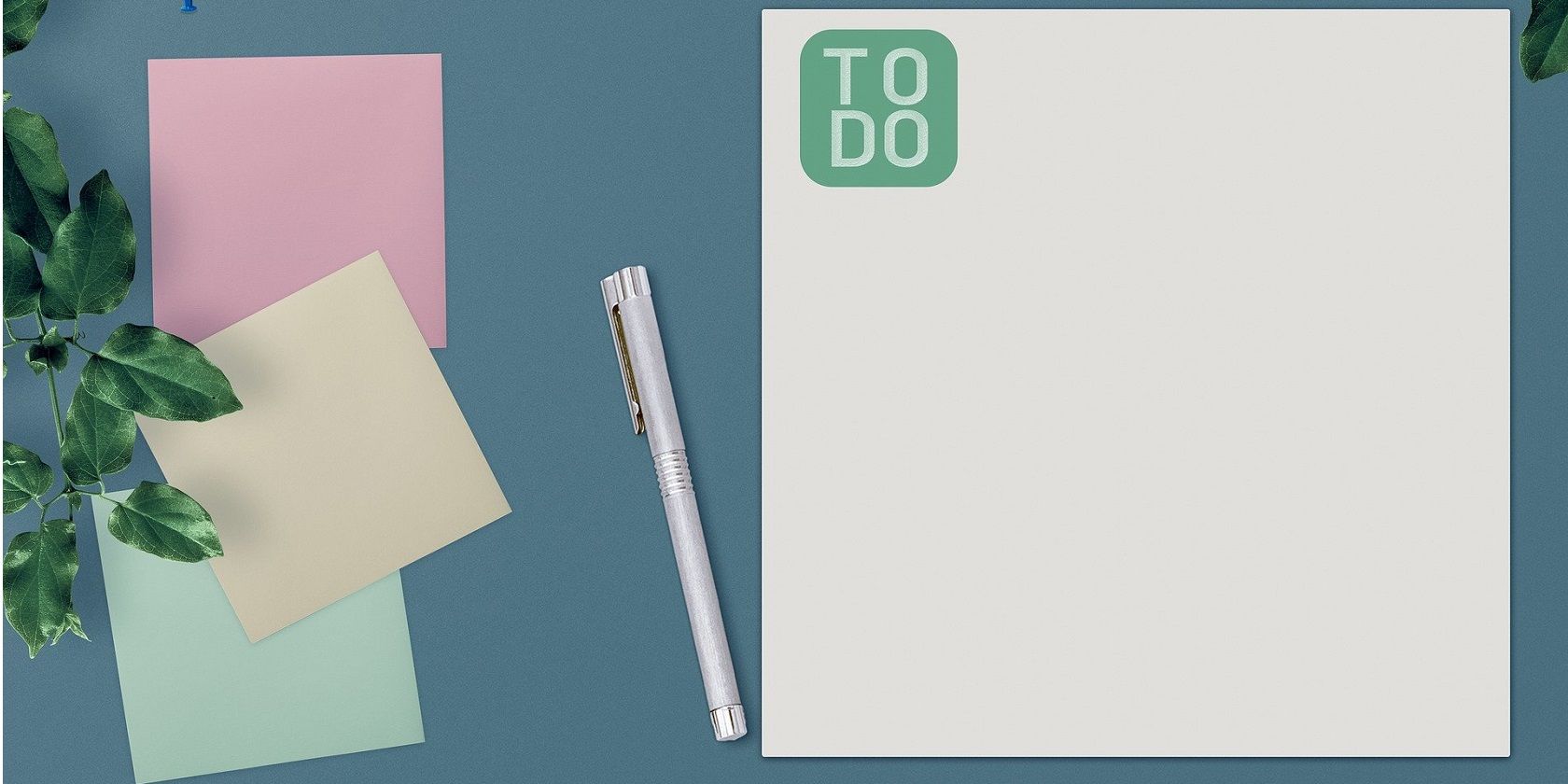 Image of To Do List and Sticky Notes on Table