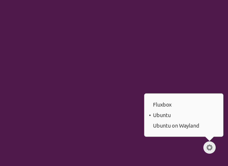 Ubuntu Window Manager Selector