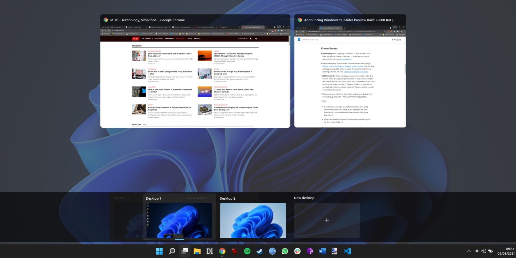 How to Create a Virtual Desktop in Windows 11