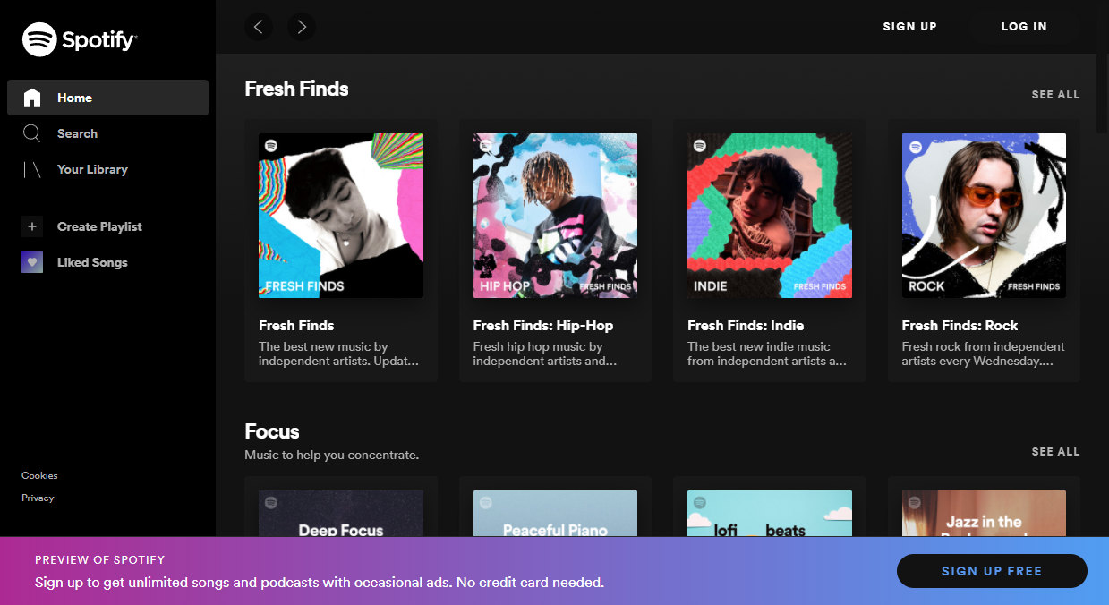 spotify web player adblock