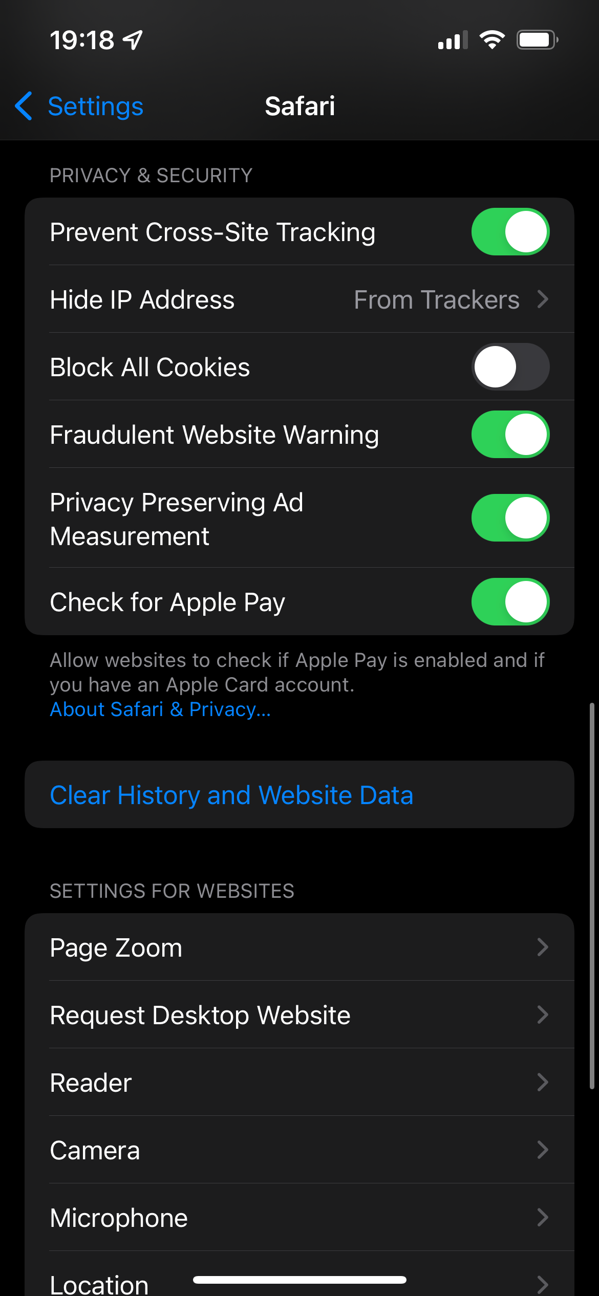 iPhone Safari Security Protection