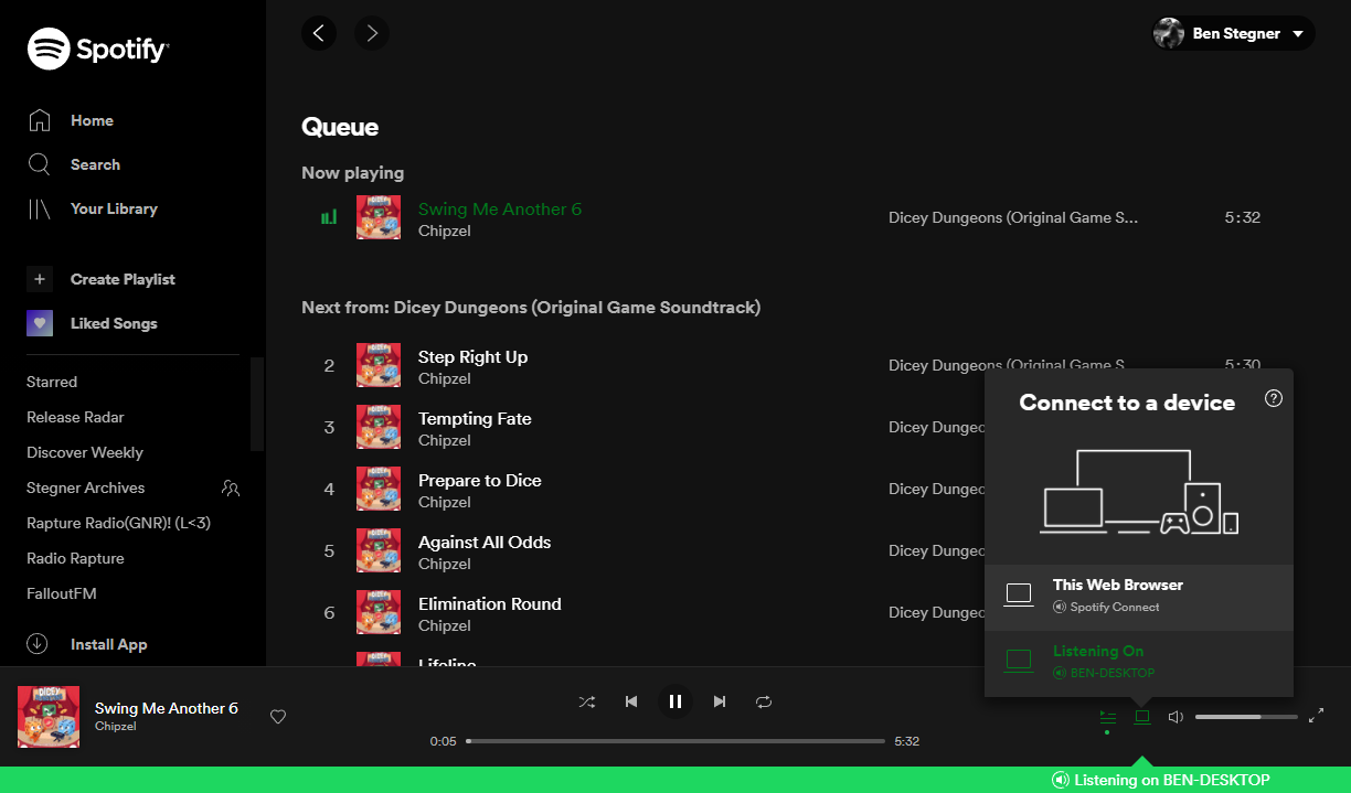 Spotify Web Player Hotkeys