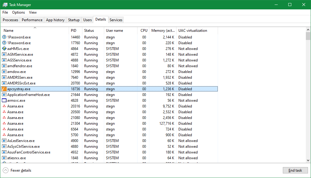 So verwenden Sie den Windows Task-Manager - 08 Task Manager Details Tab