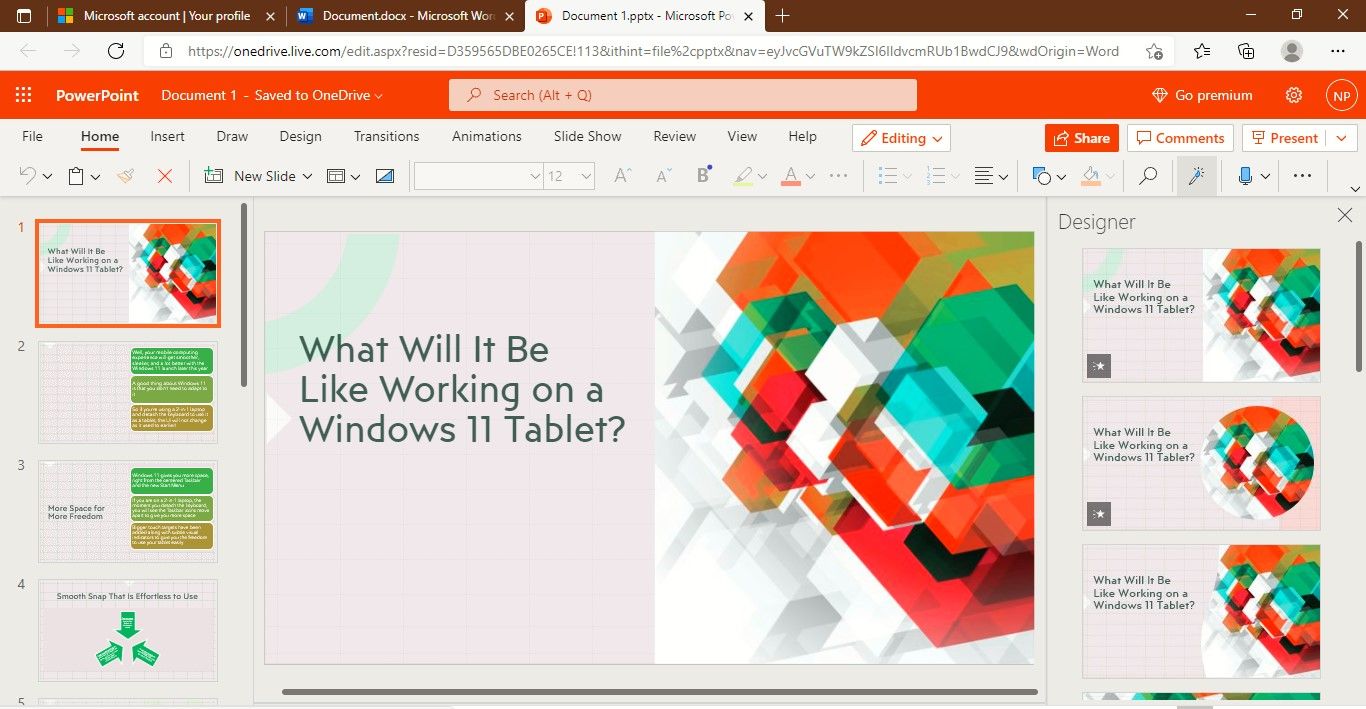 create a powerpoint presentation from a word document using ai