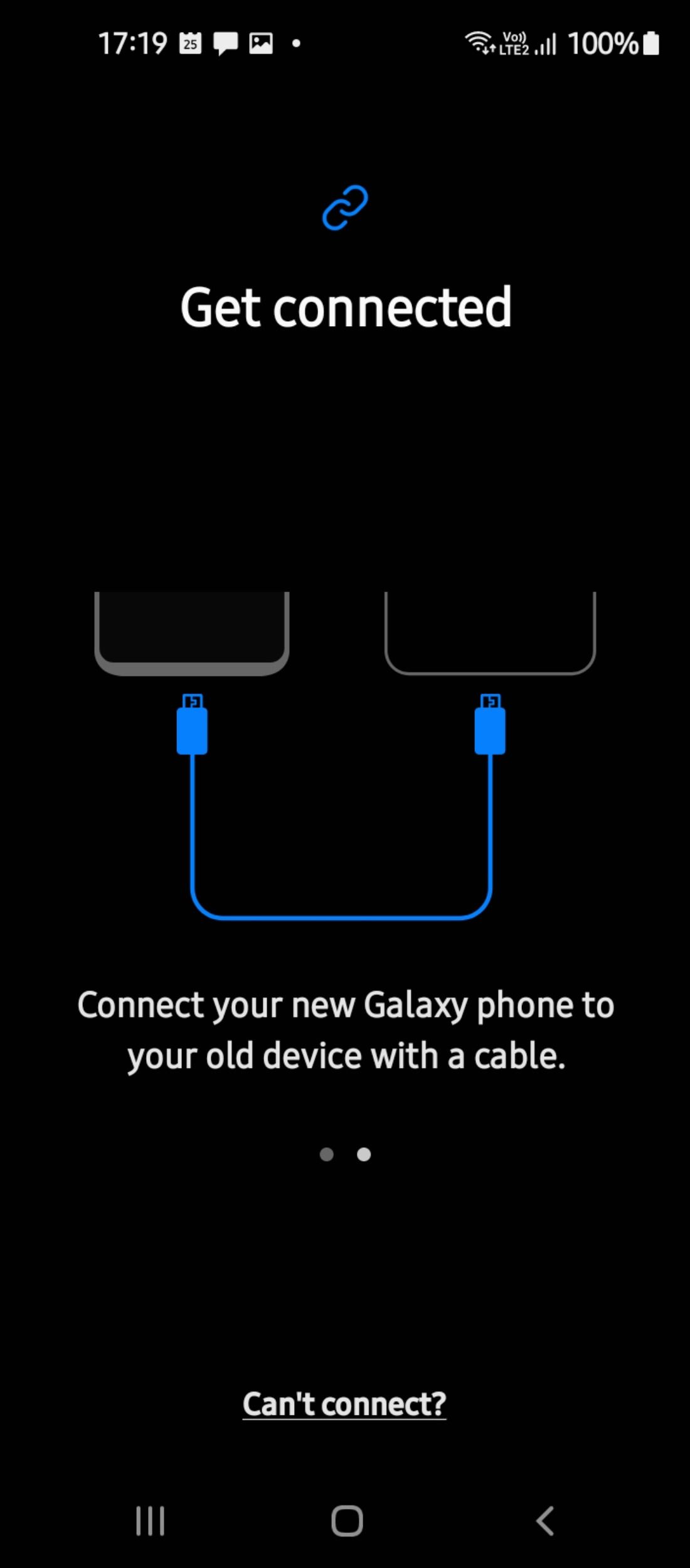USB connector in Samsung Smart Switch