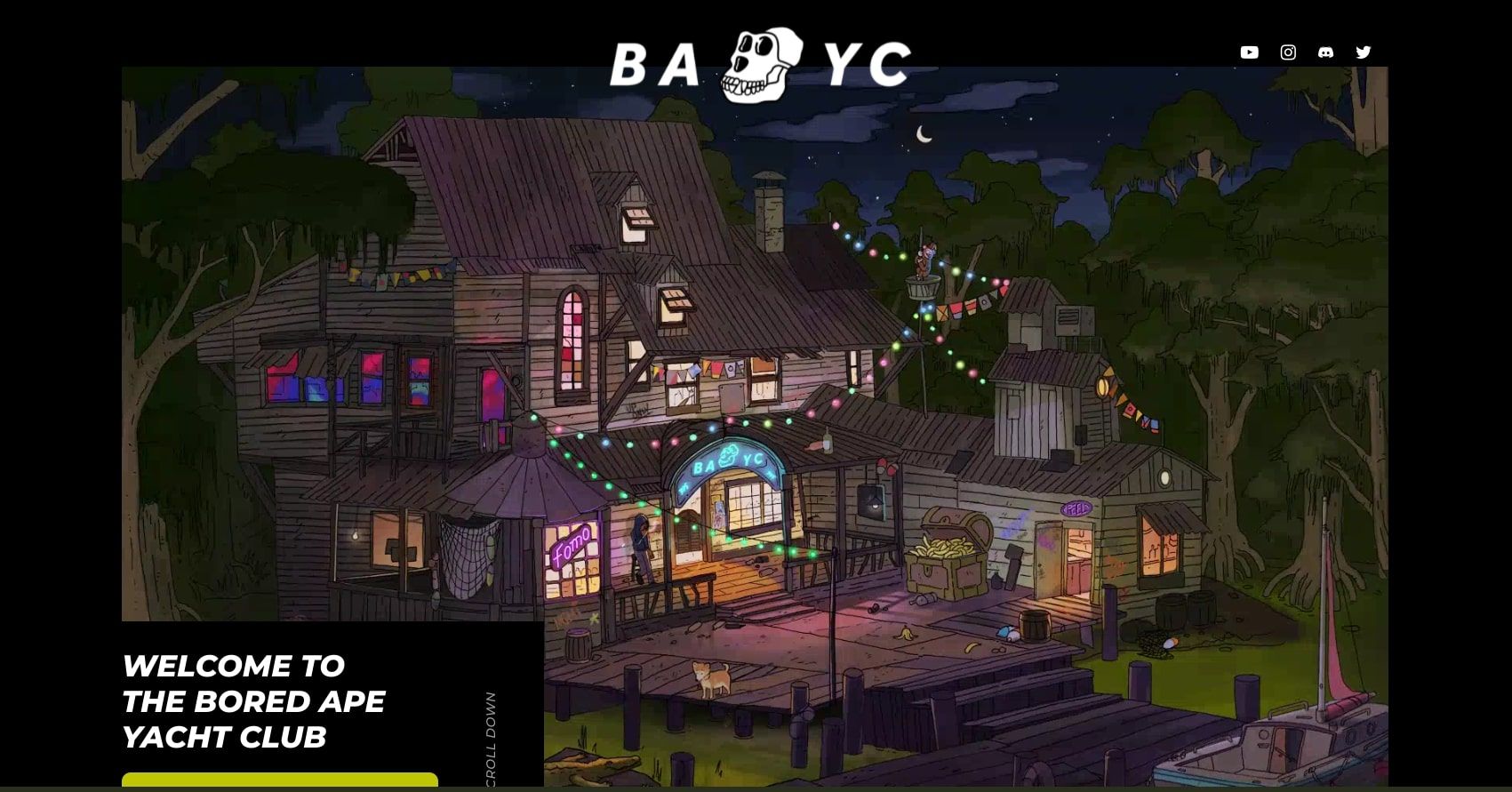 BAYC website screenshot