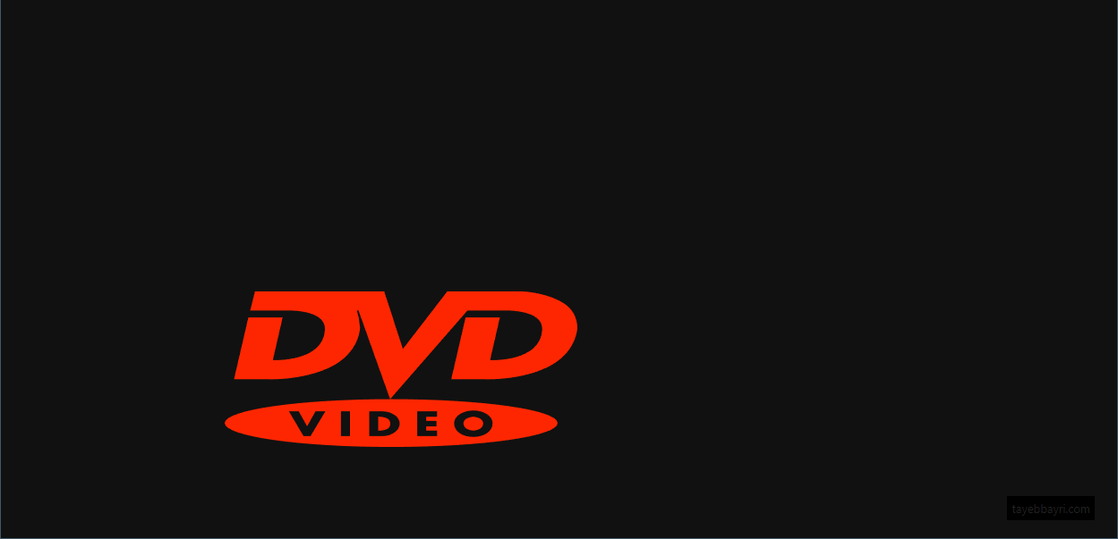 A Screenshot Of Bouncing DVD Logo's Landing Page