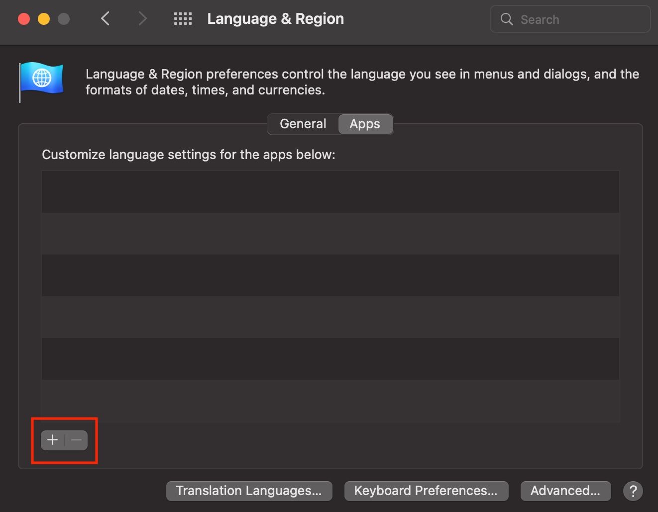 How to change the language of specific apps on Mac