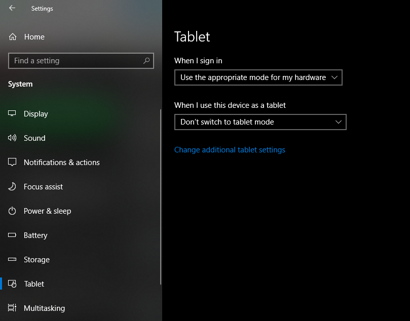 Changing-Tablet-Settings-In-Windows-Settings-In-Windows-10