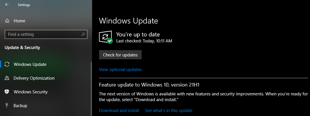 Checking-For-Windows-Update
