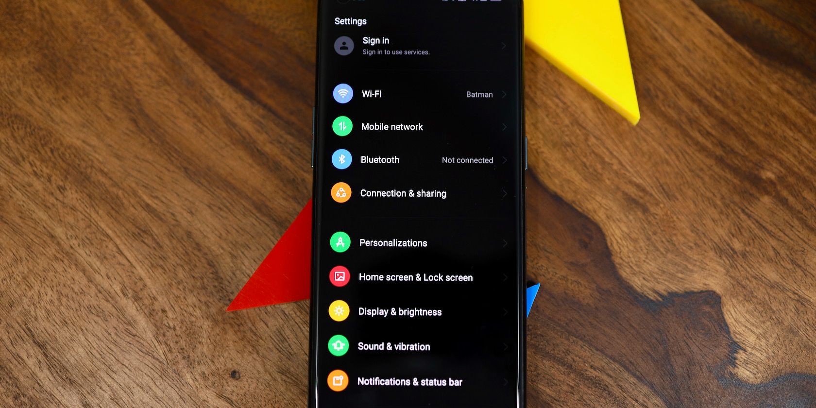 ColorOS 12 settings menu - ColorOS 12: le 12 migliori caratteristiche dei telefoni Android di Oppo