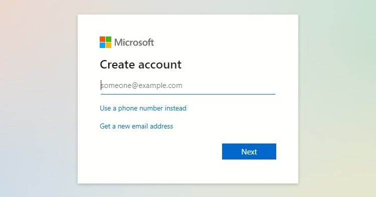 Creating An Account On Office.com