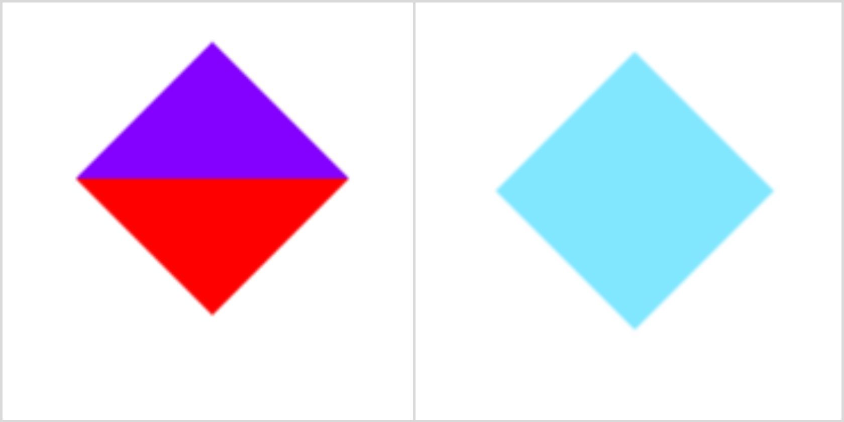 Diamond shape using CSS