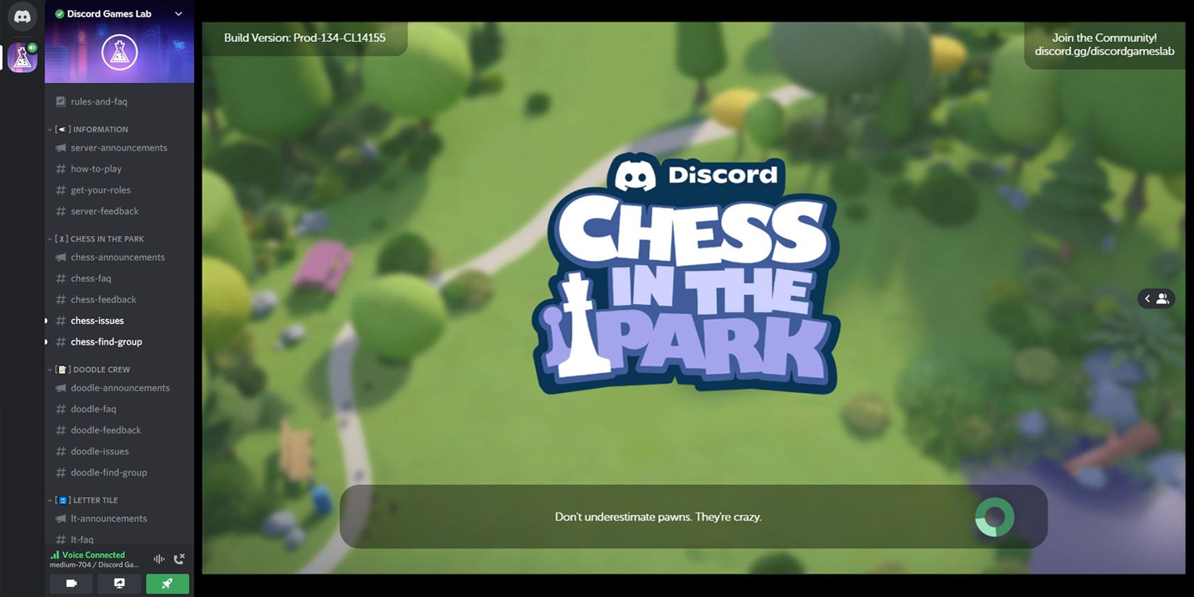 Chess in the Park Discord Gameplay (Discord Activities) 