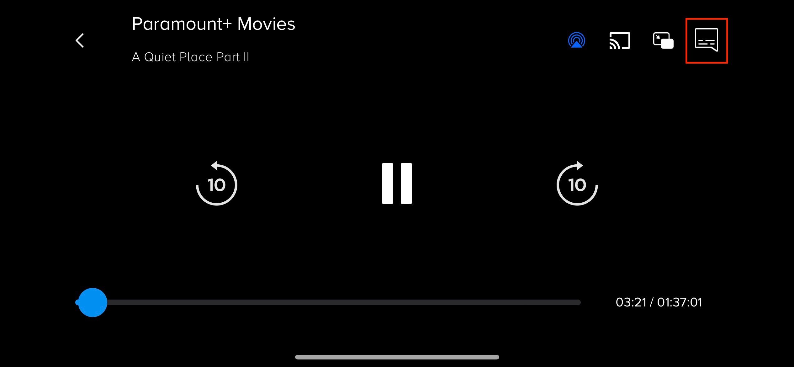 How to Enable or Disable Subtitles on Paramount