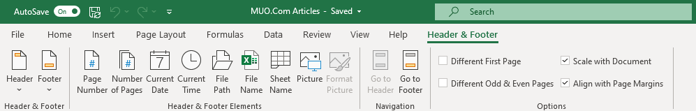 Excel watermark Header and Footer pane click Picture