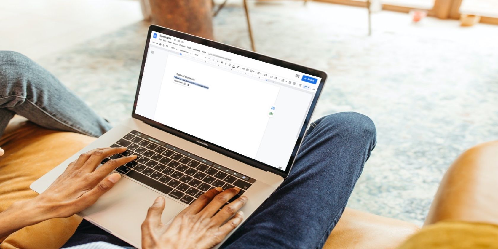 how to create a bookmark and hyperlink in google docs