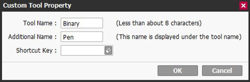 PaintTool SAI changing the shortcut keys