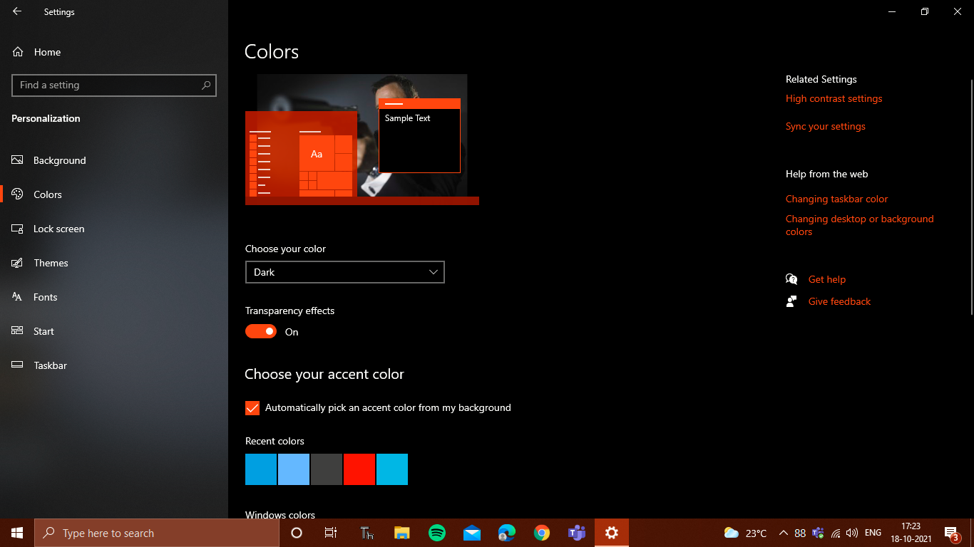 Colors-Page-in-Windows-Settings-to Personalize-Themes