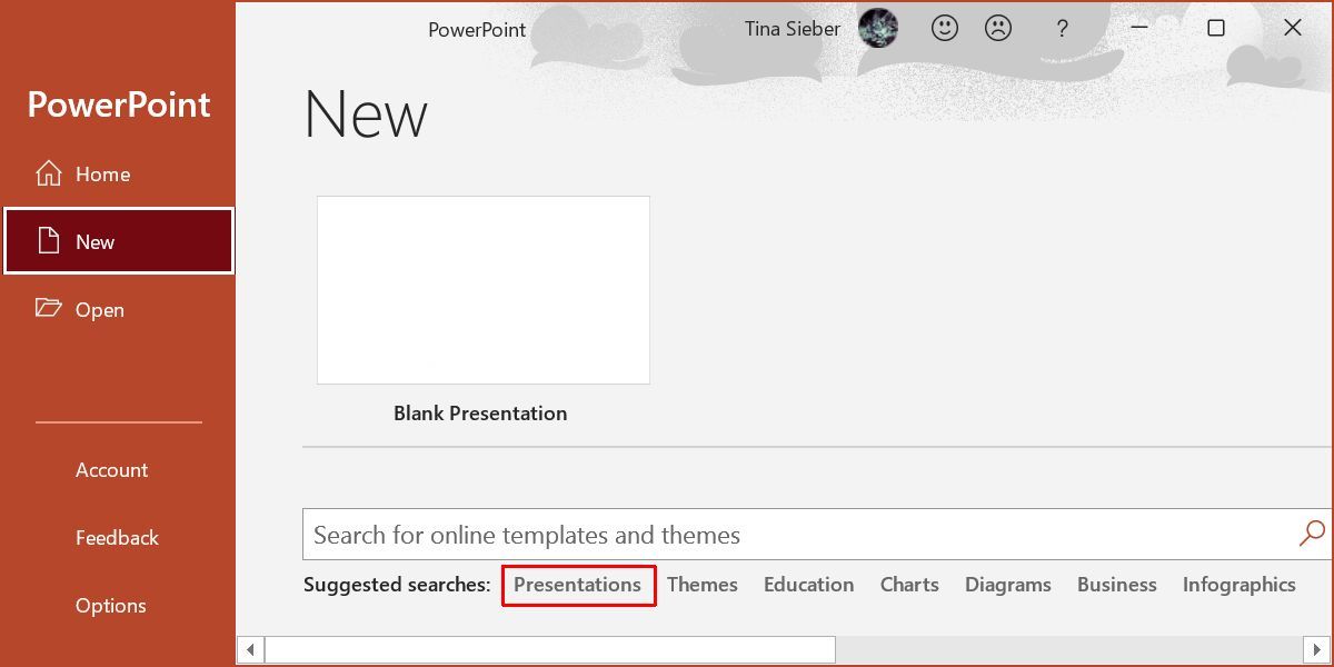 An overview of PowerPoint's default presentation templates.