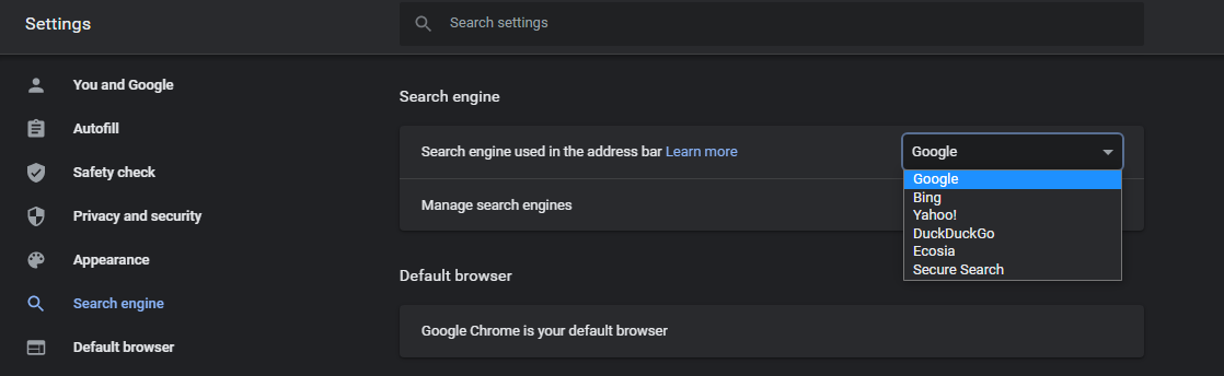 Selecting-Chrome-As-Search-Engine-In-Address-Bar-In-Chrome