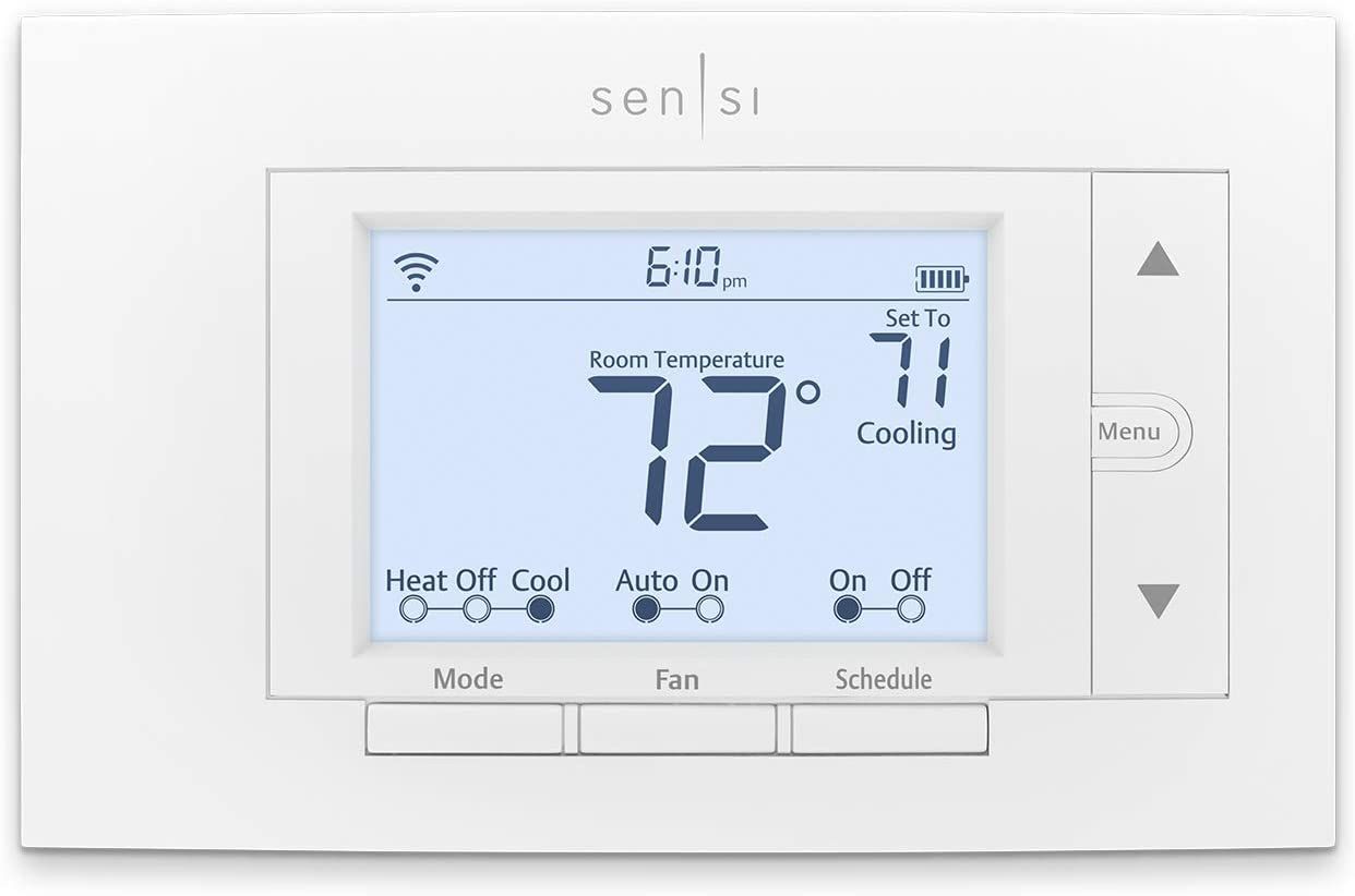 A complete view of Sensi™ smart thermostat