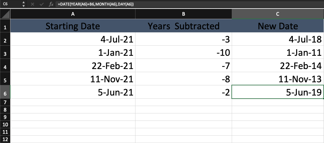 how-to-subtract-dates-in-excel