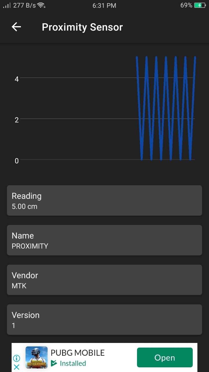 Test Your Android - Proximity Sensor Test