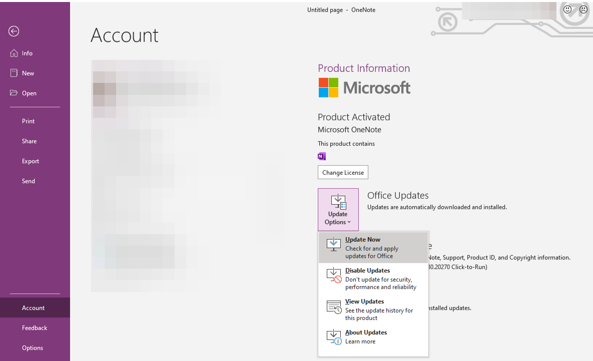 Updating-OneNote-App-From-Product-Information