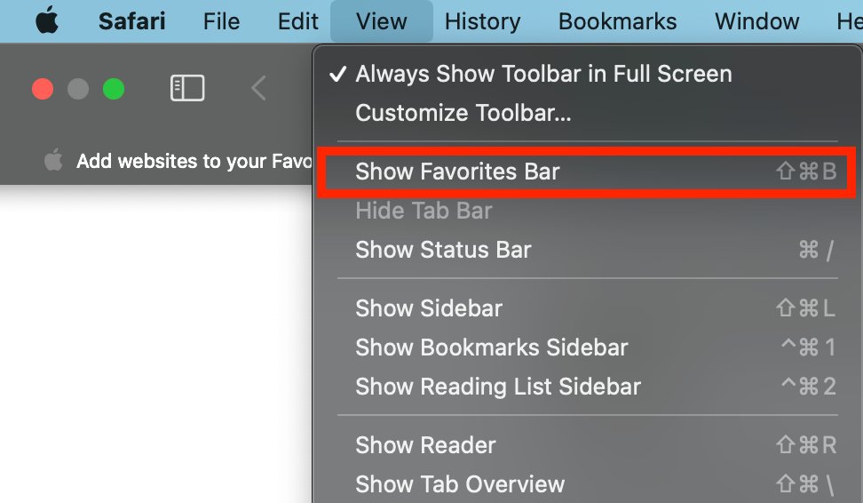 How to Add, View, and Manage Favorites in Safari on a Mac