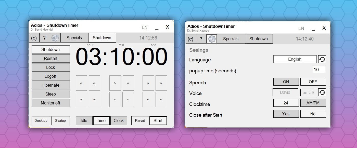 pc shutdown timer windows 10 taskbar timer