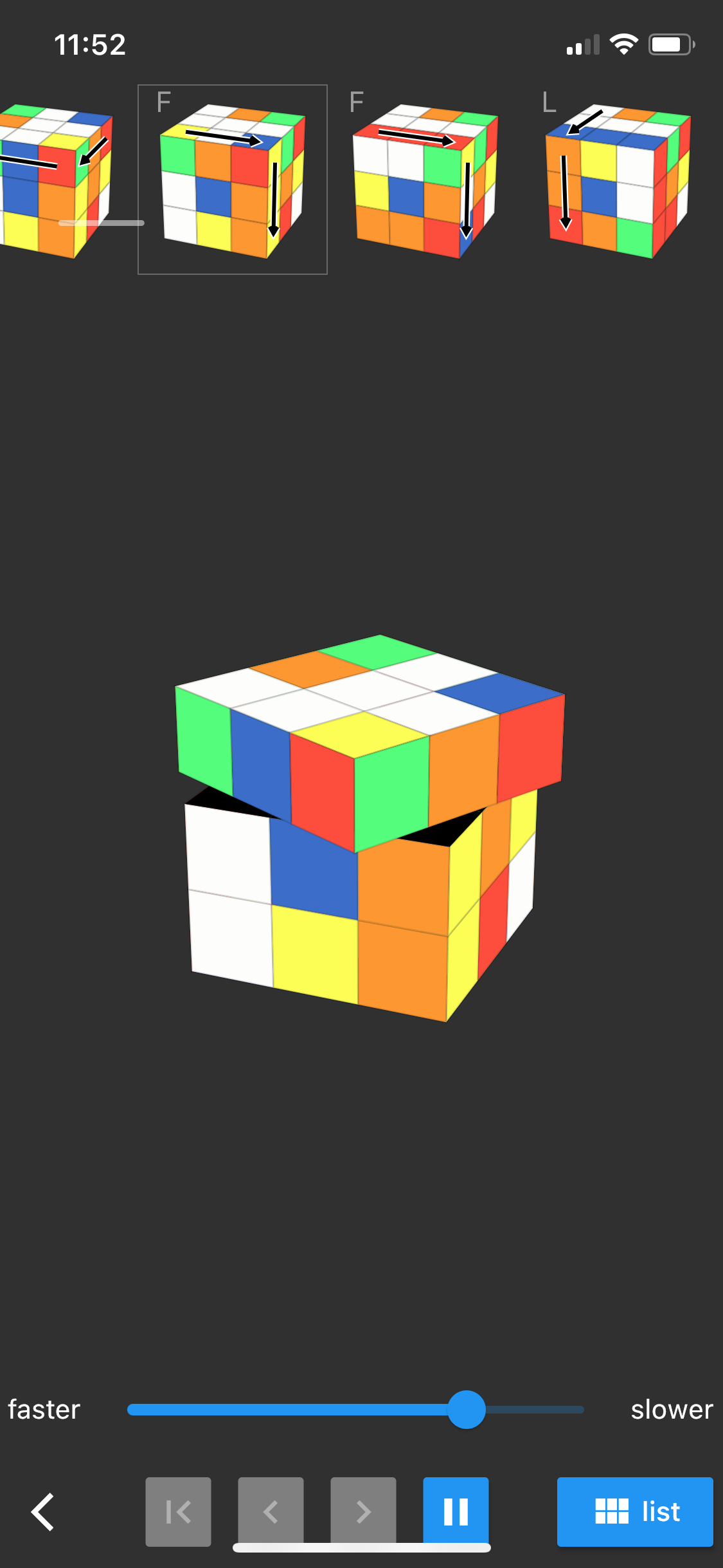 asolver cube motion