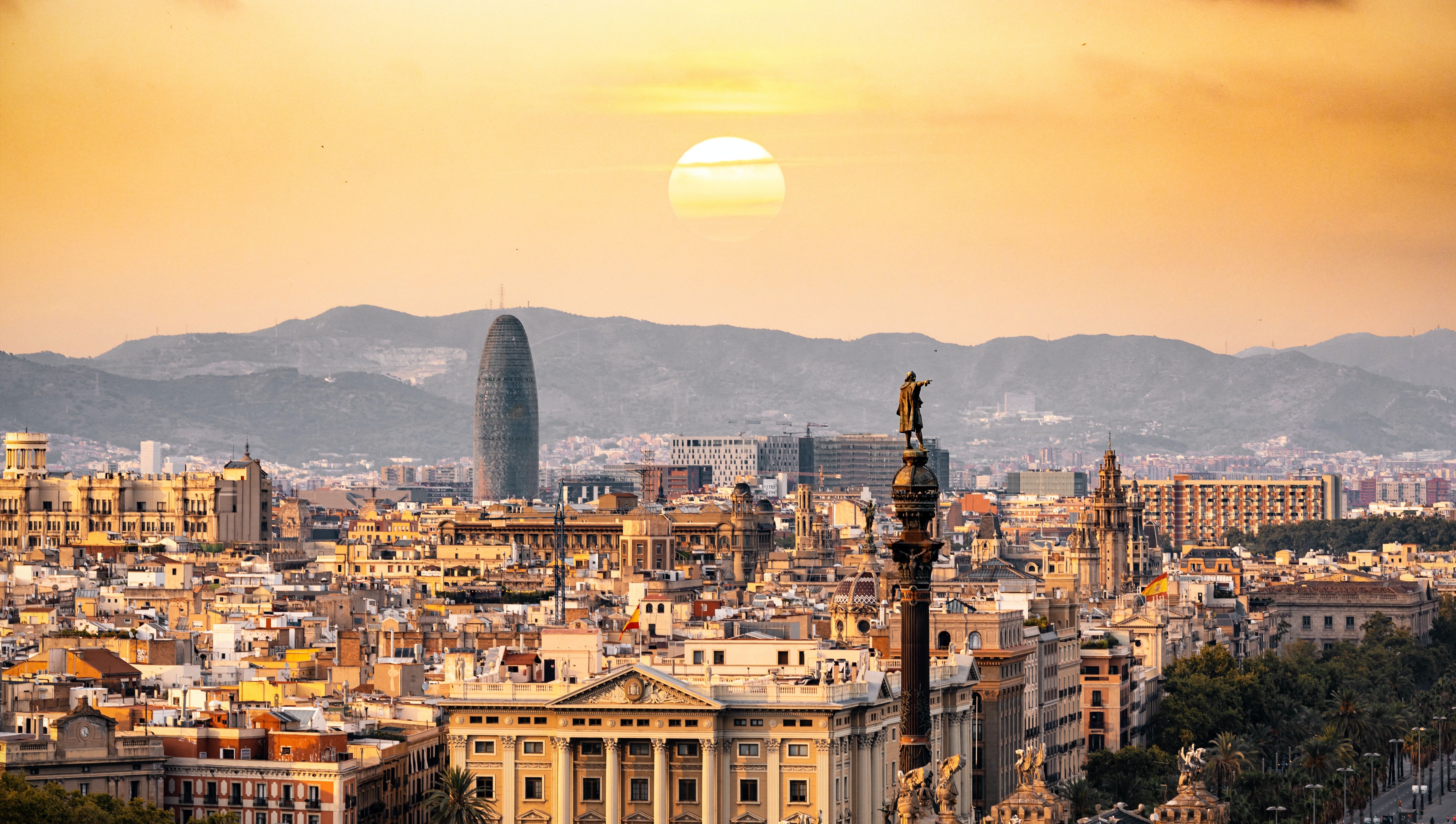 barcelona city landscape photo