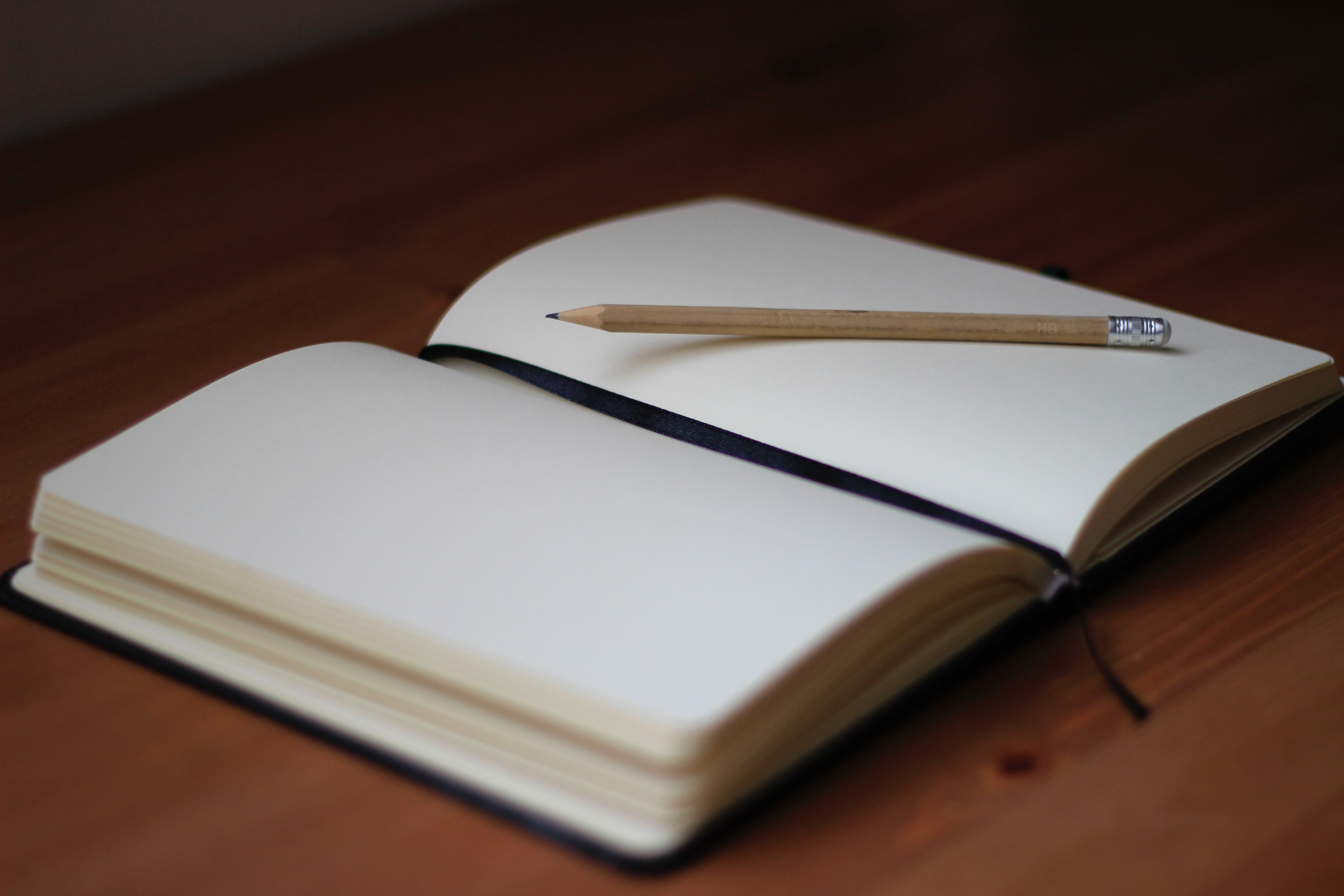 A blank journal.