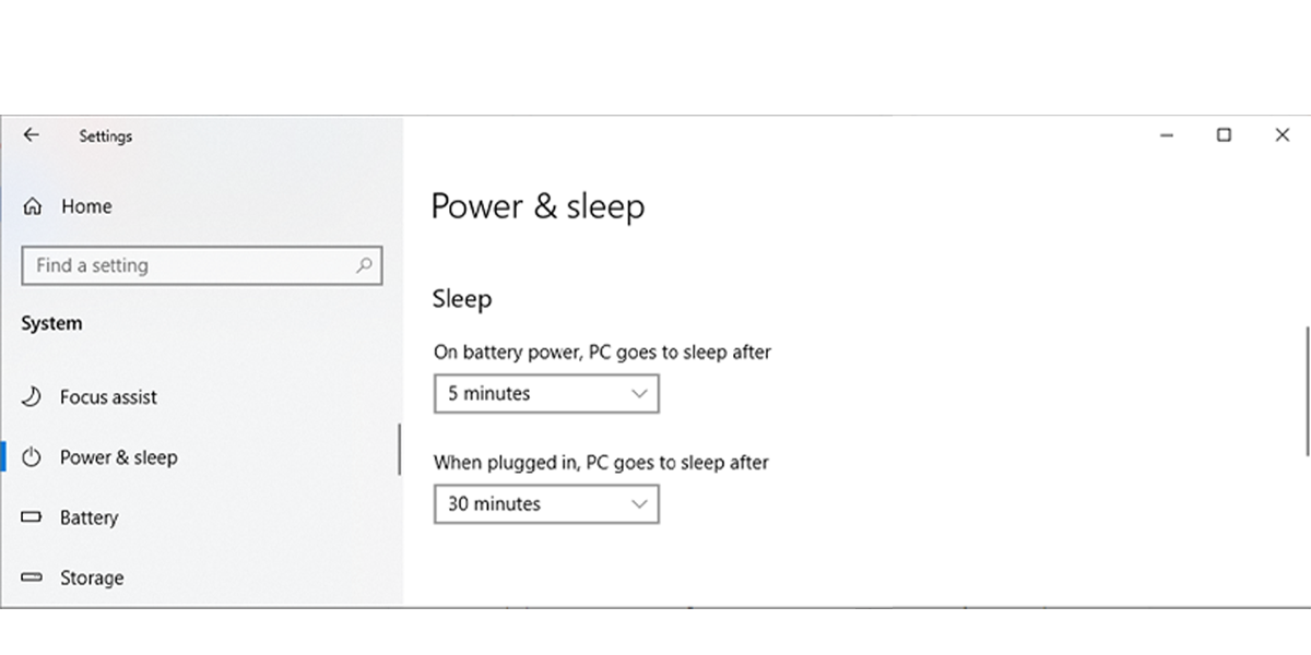 Change sleep time