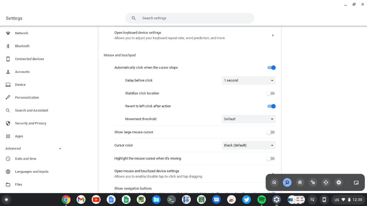 how to auto click on chromebook