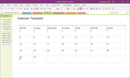 Onenote Calendar Template 2023 Printable Calendar 2023