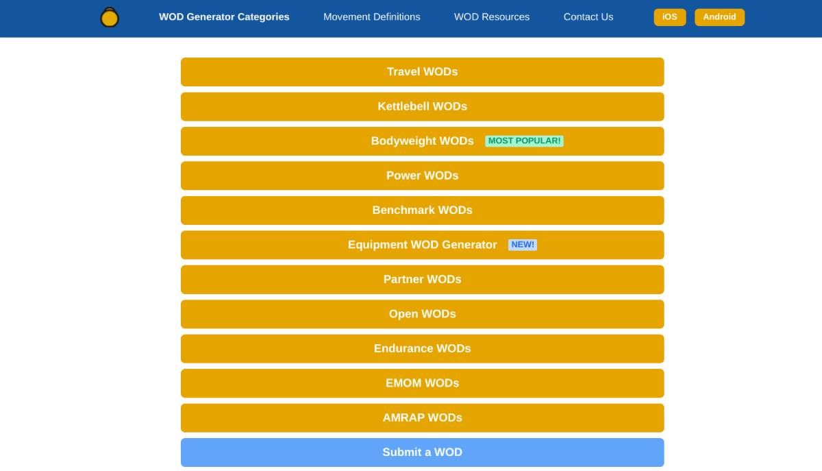 5 neue Möglichkeiten, ein benutzerdefiniertes Training zu erstellen oder Trainingsroutinen von Experten zu generieren - generate create custom workout the wod generator