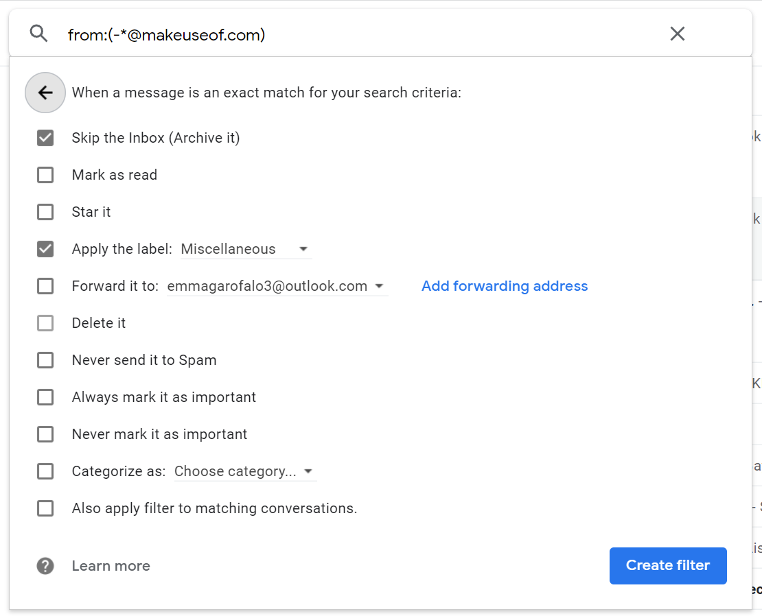 gmail filters wildcards 1 - 4 filtri Gmail intelligenti che ti aiutano a gestire troppe email